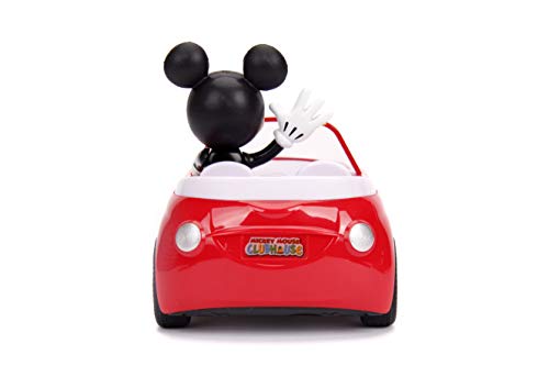 Jada Toys Disney Junior Mickey Mouse Clubhouse Roadster RC Car Red, 7'