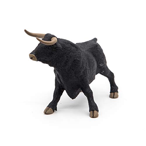 Papo -Hand-Painted - Figurine -Farmyard Friends -Andalusian bull -51050 - Collectible - For Children - Suitable for Boys and Girls - From 3 years old