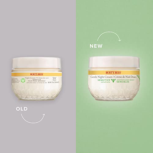 BURT'S BEES Calming Night Cream with aloe and Rice milk,1.8 oz