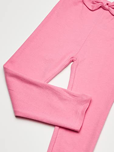 Hudson Baby Unisex Baby Cotton Pants and Leggings Light Pink Stripes, 3-6 Months