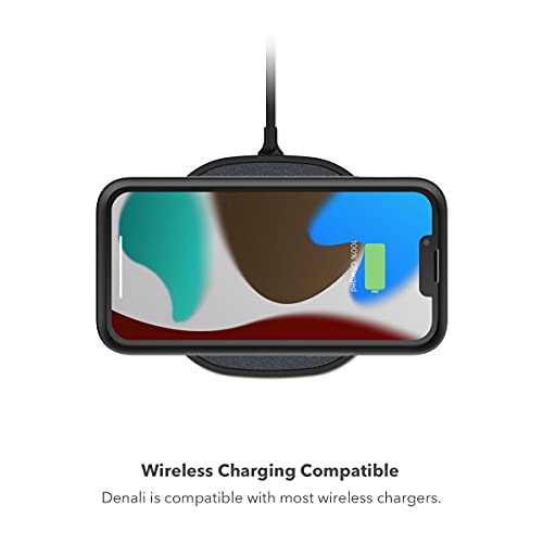 Gear4 ZAGG Denali Case - Ultimate Impact Protection with D3O Reinforced Backplate and Frame - for Apple iPhone 13 Mini - Black (702008211)