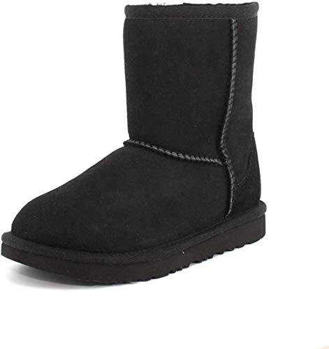 UGG unisex child Classic Ii Boot, Black, 12 Toddler US