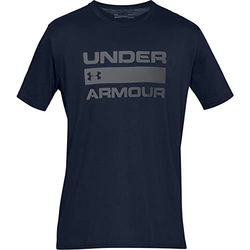 Under Armour Men's Team Issue Wordmark Short-Sleeve T-Shirt , Academy (408)/Mod Gray , Large