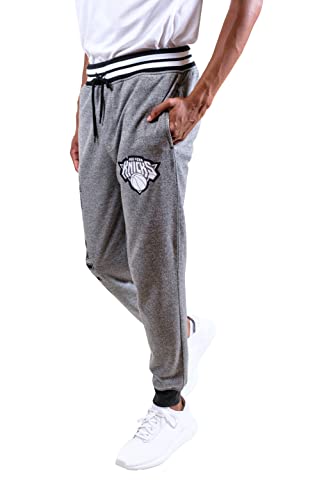 Ultra Game NBA Men's Soft Fleece Active Jogger Sweatpants
