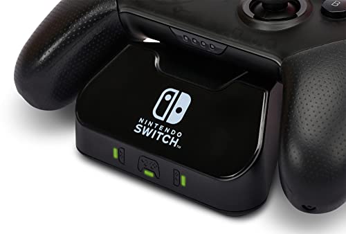PowerA Controller Charging Base for Nintendo Switch, Black, Wireless Controller charging, Charge, rechargeable battery, Nintendo Switch, Joy-Con Charging, PowerA Wireless Charging