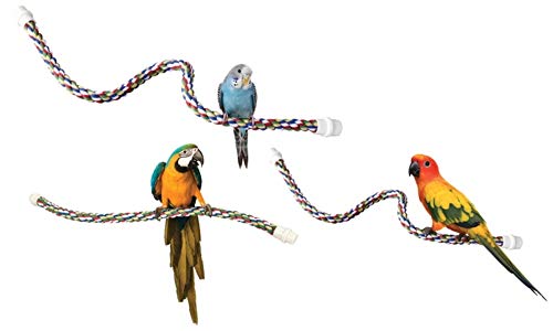 JW Booda Comfy Perch for Birds, Large 28-Inch, Multi (56124)