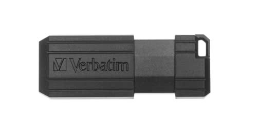 Verbatim 8GB Pinstripe USB Flash Drive - Black
