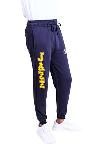 Ultra Game NBA Men's Super Soft Team Jogger Sweatpants, Utah Jazz, Team Color, Small