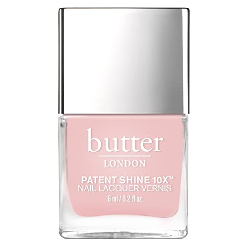 butter LONDON Patent Shine 10X Nail Lacquer, Gel-Like Finish, Chip-Resistant Formula, 10-Free Formula, Cruelty-Free, Polymer Technology, Piece of Cake