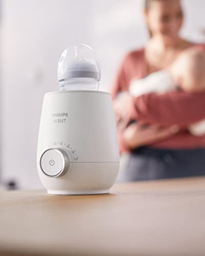 Philips AVENT Fast Baby Bottle Warmer with Smart Temperature Control and Automatic Shut-Off, SCF358/00