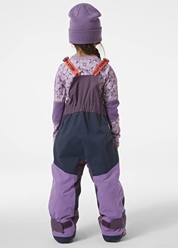Helly-Hansen Kids Rider 2 Insulated Waterproof Windproof Breathable Bib Ski Pants, 670 Amethyst, 5