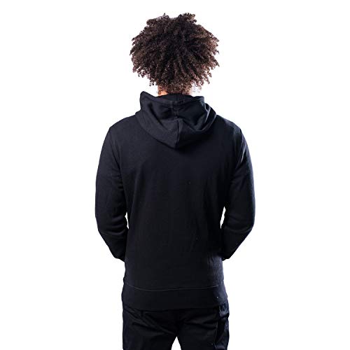 Ultra Game NBA Houston Rockets Mens Fleece Hoodie Pullover Sweatshirt Primo Metallic, Black, Small