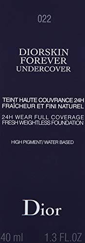 Christian Dior Diorskin Forever Undercover Foundation 022 Cameo for Women, 1.3 Ounce