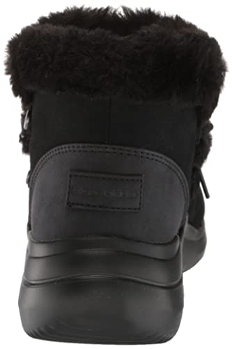 Skechers Women's ON-The-GO Midtown LACE UP Chugga Fashion Boot, Black, 10