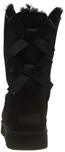 UGG Women's Bailey Bow II Boot, Black, 5