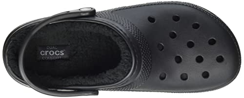 Crocs Classic Lined Clog Black/Black Men's 3, Women's 5 Medium