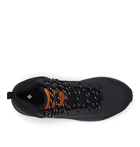 Columbia Men's Trailstorm Peak Mid Hiking Shoe, Black/Dark Grey, 11