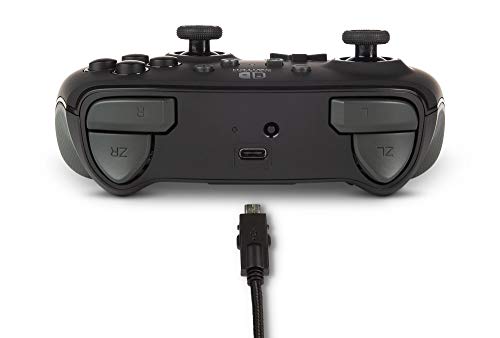 PowerA Fusion Pro Wireless Controller for Nintendo Switch - White/Black, Nintendo Switch Lite, Gamepad, Bluetooth, Video Game Controller, Gaming Controller, Officially Licensed - Nintendo Switch