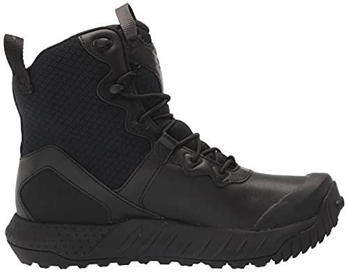 Under Armour Men's Micro G Valsetz LTHR WP Hiking Boot, Black (001)/Black, 9