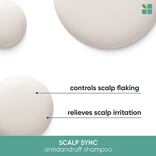 Biolage Scalp Sync Anti-Dandruff Shampoo | Targets Dandruff, Controls The Appearance of Flakes and Relieves Scalp Irritation | For Dandruff Control | Paraben-Free | Vegan | 33.8 Fl. Oz
