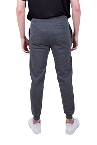Ultra Game NBA Men's Soft Fleece Active Jogger Sweatpants , Heather Charcoal18, XX-Large