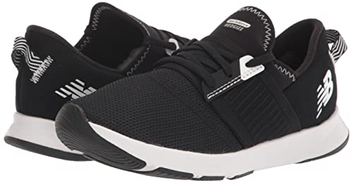 New Balance Women's Dynasoft Nergize V3 Cross Trainer, Black/White, 6