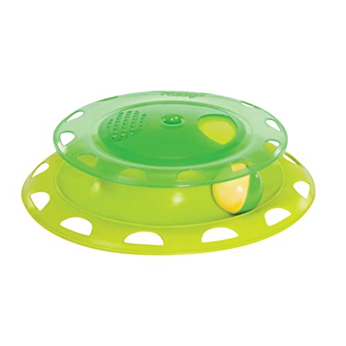 Petstages Catnip Chase Track Green Interactive Cat Toy