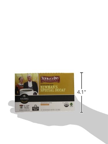 Newman's Own Organics Special Blend Decaf, Single-Serve Keurig K-Cup Pods, Medium Roast Coffee, 72 Count
