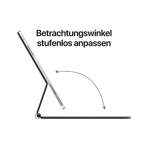 Apple Magic Keyboard: iPad Keyboard case for iPad Pro 11-inch (1st, 2nd, 3rd, 4th Generation) and iPad Air (4th, 5th Generation), Great Typing Experience, Built-in trackpad, German - Black