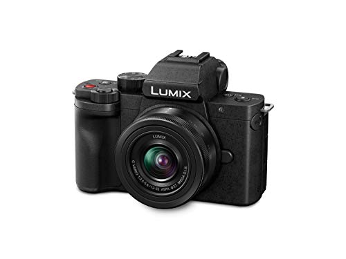 Panasonic LUMIX G100 4k Mirrorless Camera for Photo and Video, Built-in Microphone with Tracking, Micro Four Thirds Interchangeable Lens System, 12-32mm Lens, 5-Axis Hybrid I.S, DC-G100KK (Black)