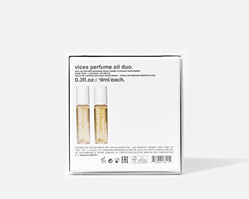 Malin + Goetz Dark Rum Perfume Oil, for Men and Women, Dark and Spicy, Modern Scents, Vegan and Cruelty-Free, 0.3 Fl oz