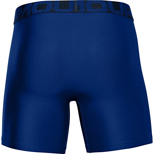 Under Armour Men's Tech 6-inch Boxerjock 2-Pack , Royal (400)/Academy Blue , Small