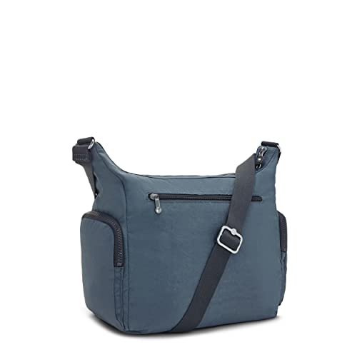 Kipling Women's Gabbie Crossbody, Lightweight Everyday Purse, Casual Shoulder Bag, Nocturnal Grey