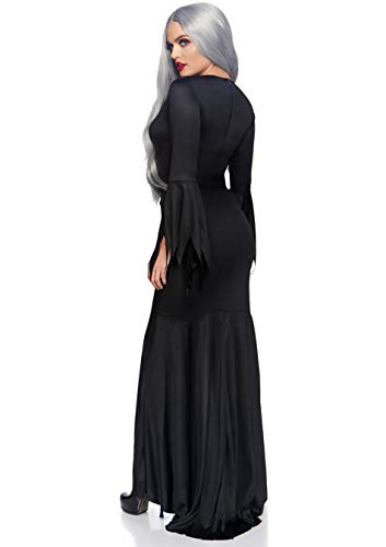 Leg Avenue Women's Gothic Dress Adult Sized Costumes, Black, Medium Large US