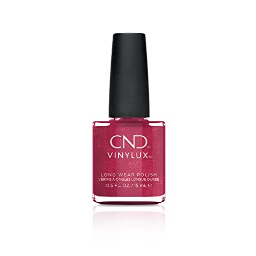 CND Vinylux Longwear Red Nail Polish, Gel-like Shine and Chip Resistant Color, 0.5 Fl Oz
