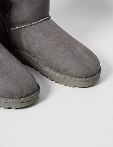 UGG Women's Bailey Bow II Boot, Grey, 6