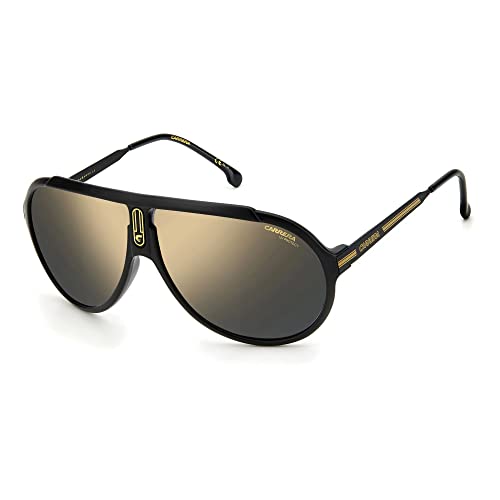 Carrera Unisex Sunglass Style Endurance65/N Pilot, Matte Black/Grey Gold Mirrored, 63mm, 10mm