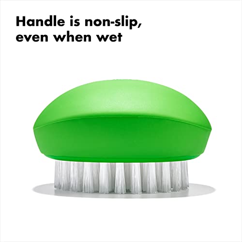 OXO Good Grips Vegetable Brush Blackand Green