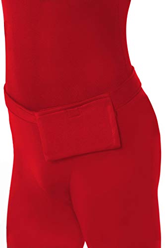 Smiffys Unisex Adult M-US Size 38'-40' Second Skin Suit, Red