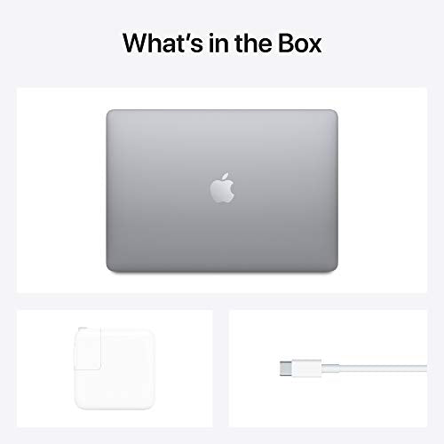 Apple 2020 MacBook Air Laptop M1 Chip, 13' Retina Display, 8GB RAM, 256GB SSD Storage, Backlit Keyboard, FaceTime HD Camera, Touch ID. Works with iPhone/iPad; Space Gray