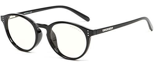 GUNNAR - Premium Gaming and Computer Glasses - Blocks 35% Blue Light - Attaché, Onyx, Clear Tint
