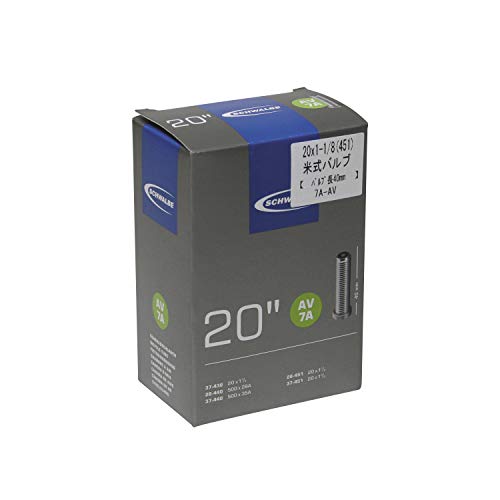 SCHWALBE Bicycle Tube with 40mm Sclaverand Valve, 28 x 1-1.75-Inch