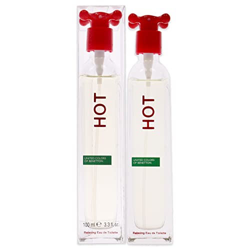 Hot by United Colors of Benetton for Women - 3.3 Ounce EDT Spray