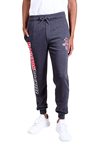 Ultra Game NBA Men's Soft Fleece Active Jogger Sweatpants