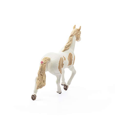 Schleich Horse Club, Realistic Horse Toys for Girls and Boys Paint Horse Mare Spotted Horse Toy, Ages 5+