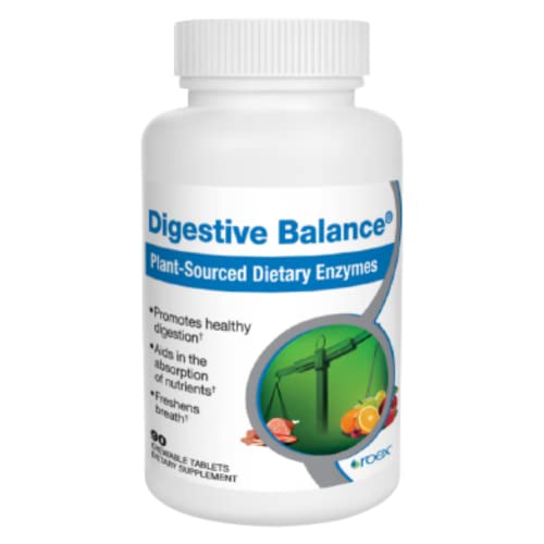 Roex Vitamins | Digestive Balance | Absorbs Nutrients | Dietary Supplement | Chewable Tablets | 90 Count