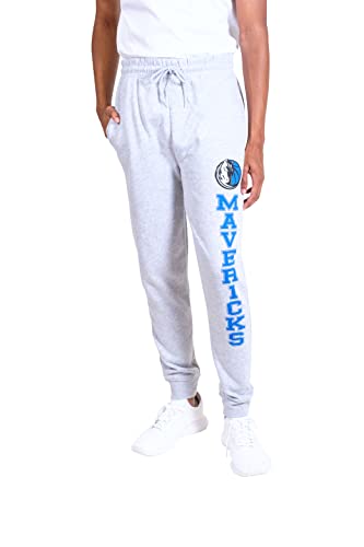 Ultra Game NBA Men's Soft Team Jogger Sweatpants, Heather Gray, XX-Large