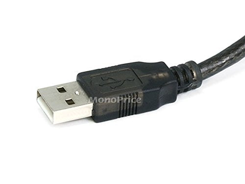 Monoprice 82ft 25M USB 2.0 A Male to A Female Active Extension / Repeater Cable (Kinect and PS3 Move Compatible Extension)