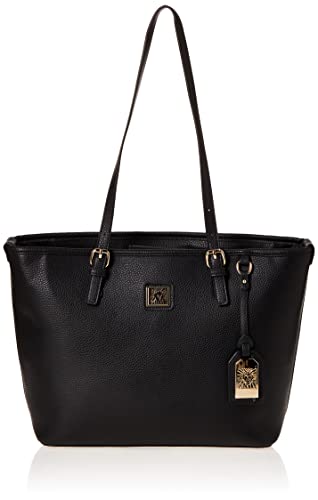 Anne Klein womens Carry All tote, Black, One Size US