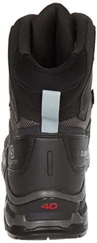 Salomon Quest 4 Gore-TEX Hiking Boots for Men, Magnet/Black/Quarry, 8